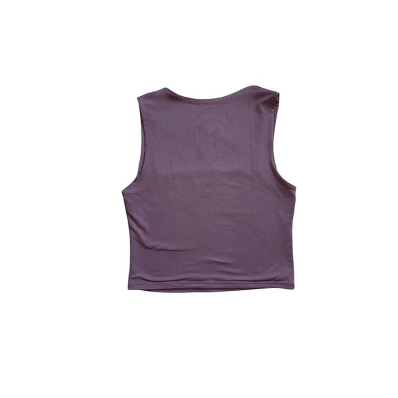 New Reoria Purple Square Neck Double Lined Top XL - Picture 6 of 7